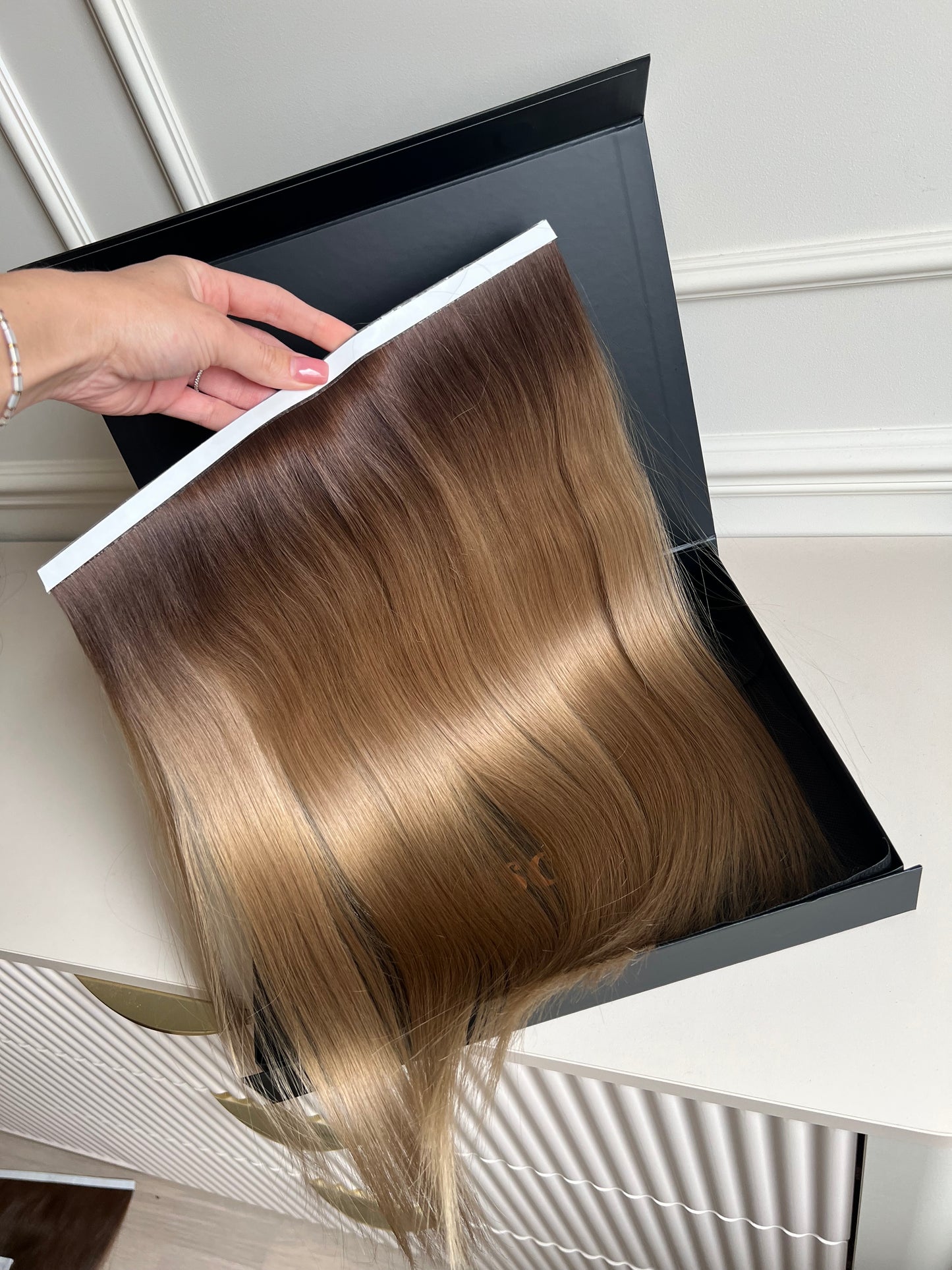 Włosy doczepiane słowiańskie 47 cm 70 g bio taśma