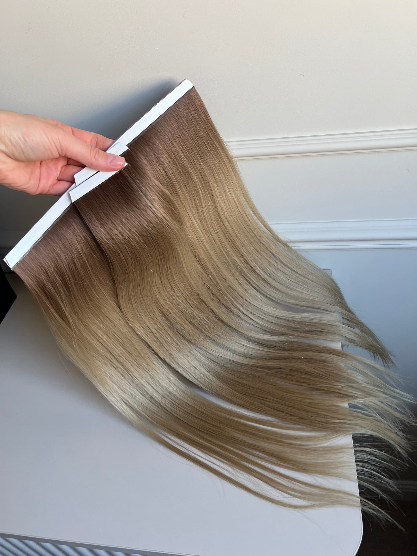Włosy doczepiane naturalne słowiańskie Bio taśmy 50cm 83g