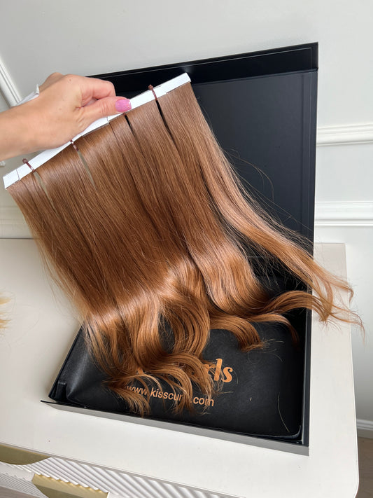 Włosy doczepiane słowiańskie Bio taśmy 97g 49cm