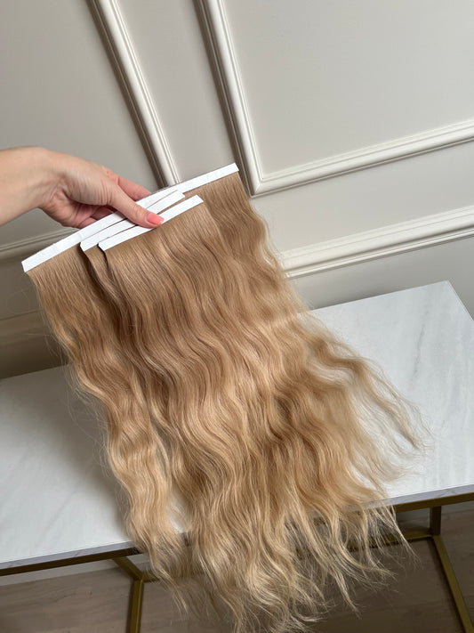 Włosy Naturalne doczepiane 49 cm 88 g falowane