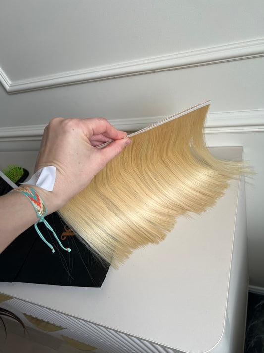 Włosy doczepiane naturalne słowiańskie Bio taśmy 34g 25cm