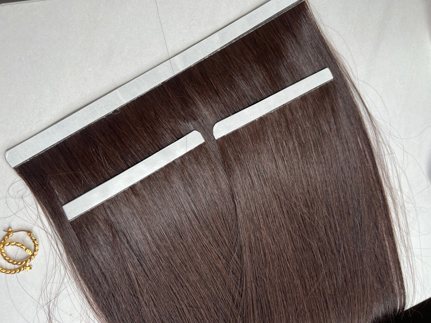 Taśma Włosy naturalne doczepiane Bio Taśma 59g 48cm Dark brown