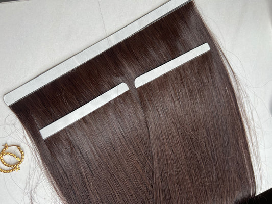 Taśma Włosy naturalne doczepiane Bio Taśma 59g 48cm Dark brown