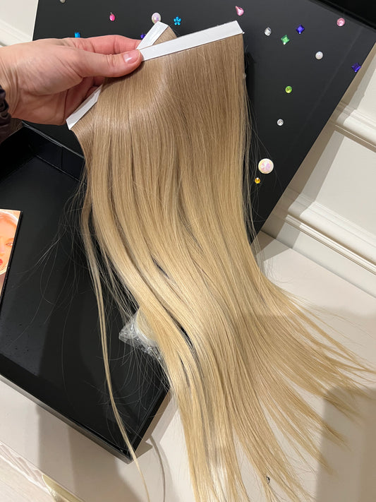 Włosy doczepiane naturalne słowiańskie 50 g 48 cm 2szt