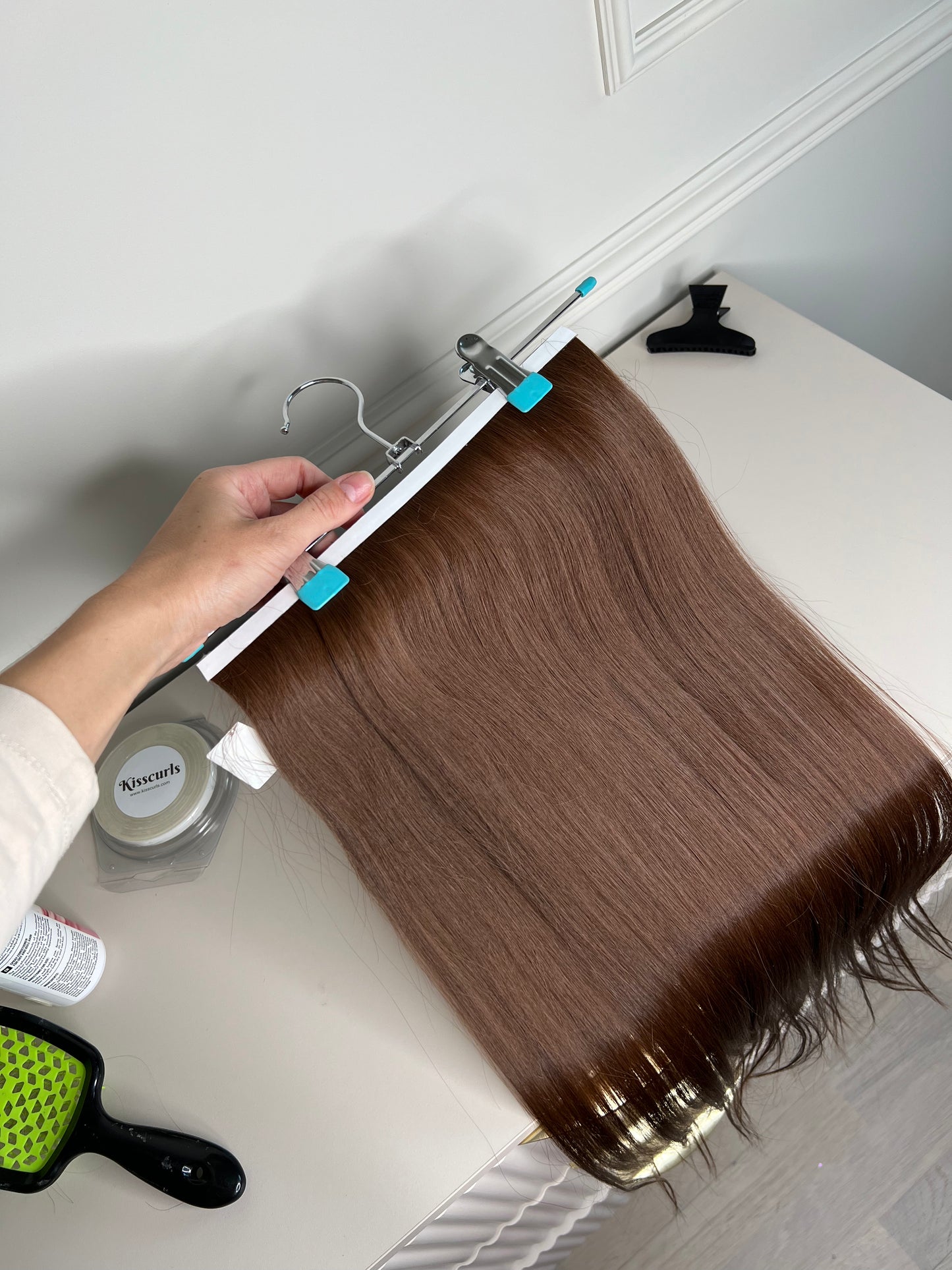 Doczepiane włosy Bio taśma szeroka 70g 67cm włosy Słowiańskie premium ✨ Cięte z jednej głowy