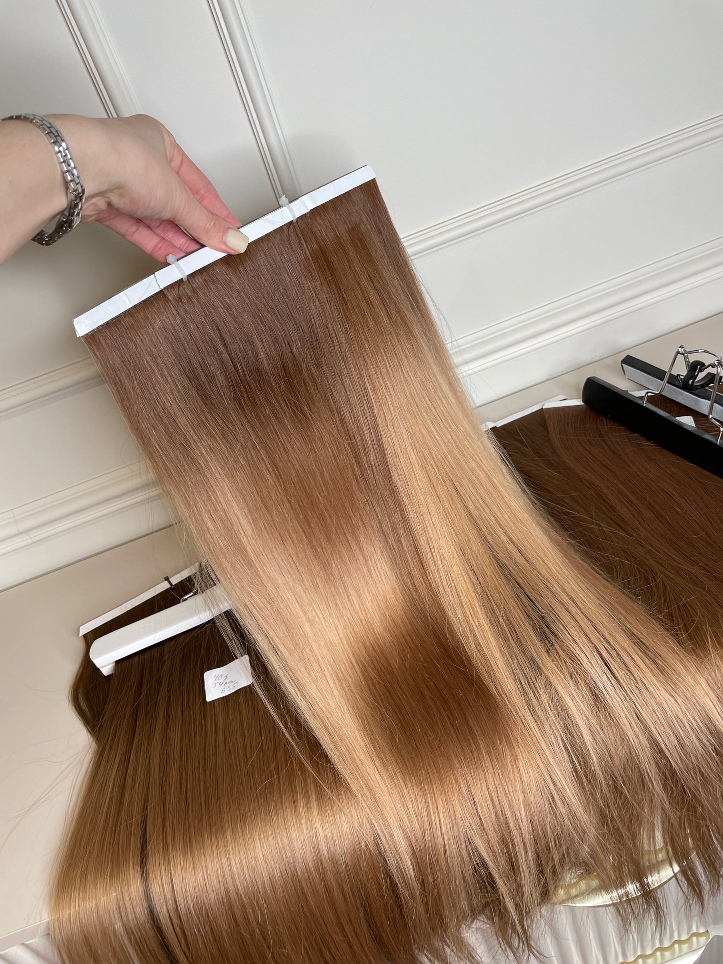 Slavic human hair extensions, 53 cm, 78 g
