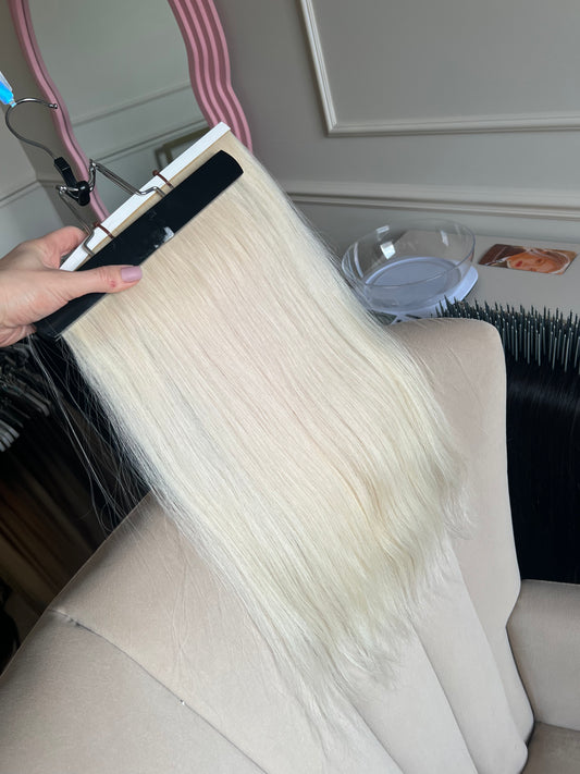 Włosy doczepiane jasny Blond 90 g 50 cm Bio taśmy