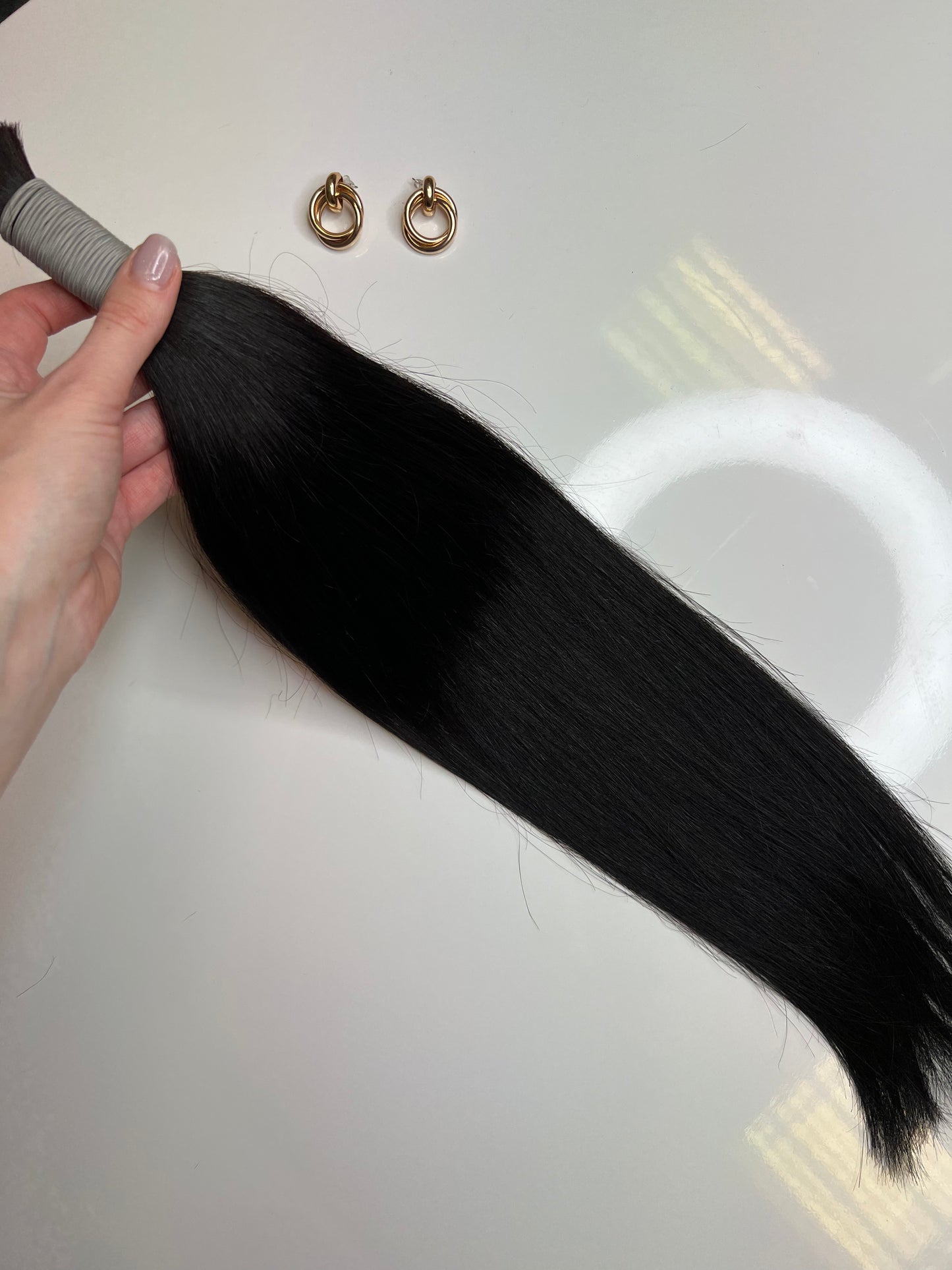 Unprocessed Hair for Extensions 54cm 112g Slavic Hair Cut from One Head