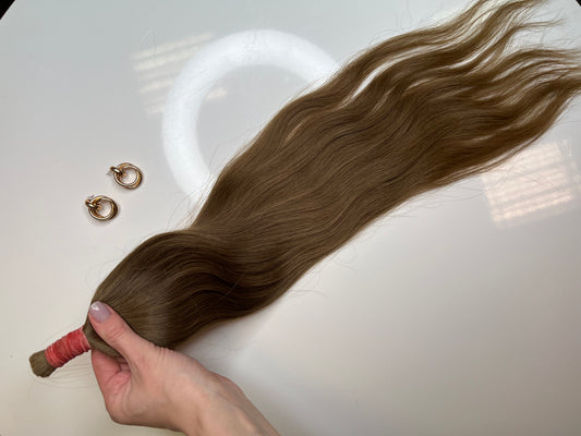 Raw Hair for Extensions Slavic 62cm 103g Cut from One Head