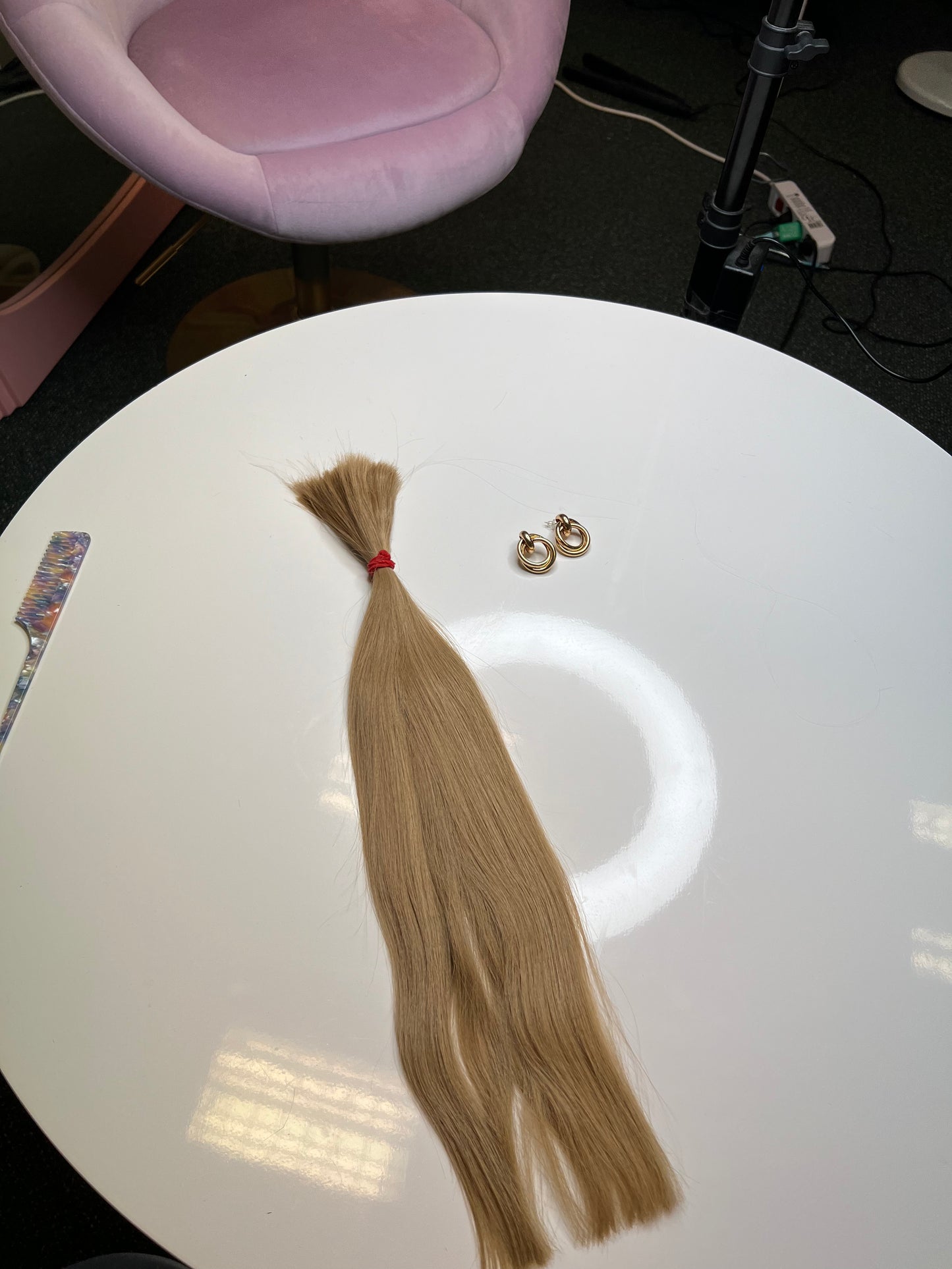 Włosy Do przedłużania 44 g 48 cm w kitce Słowiańskie cięte z jednej głowy