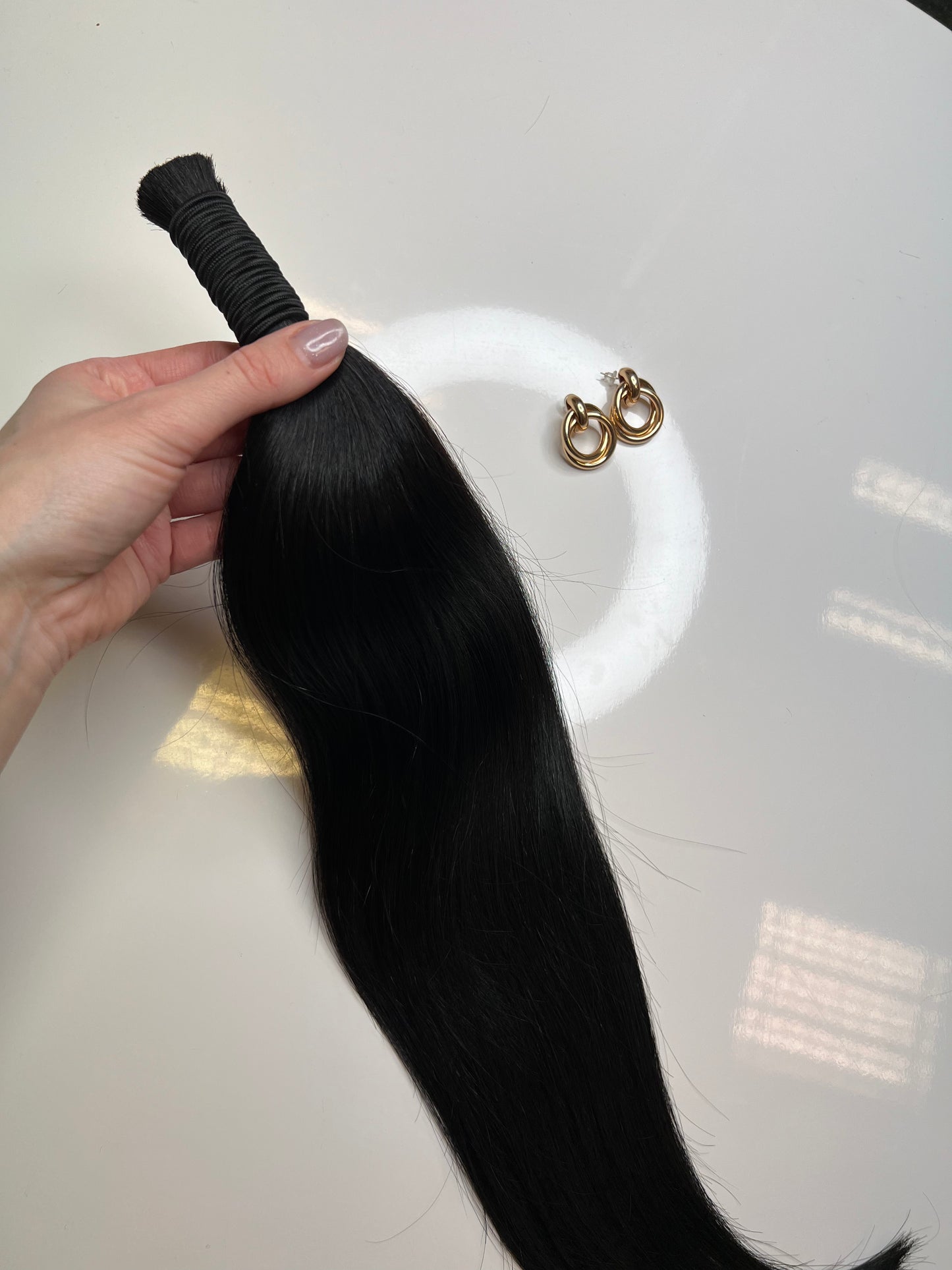 Raw Slavic Hair for Extensions 56cm 99g Cut from One Head