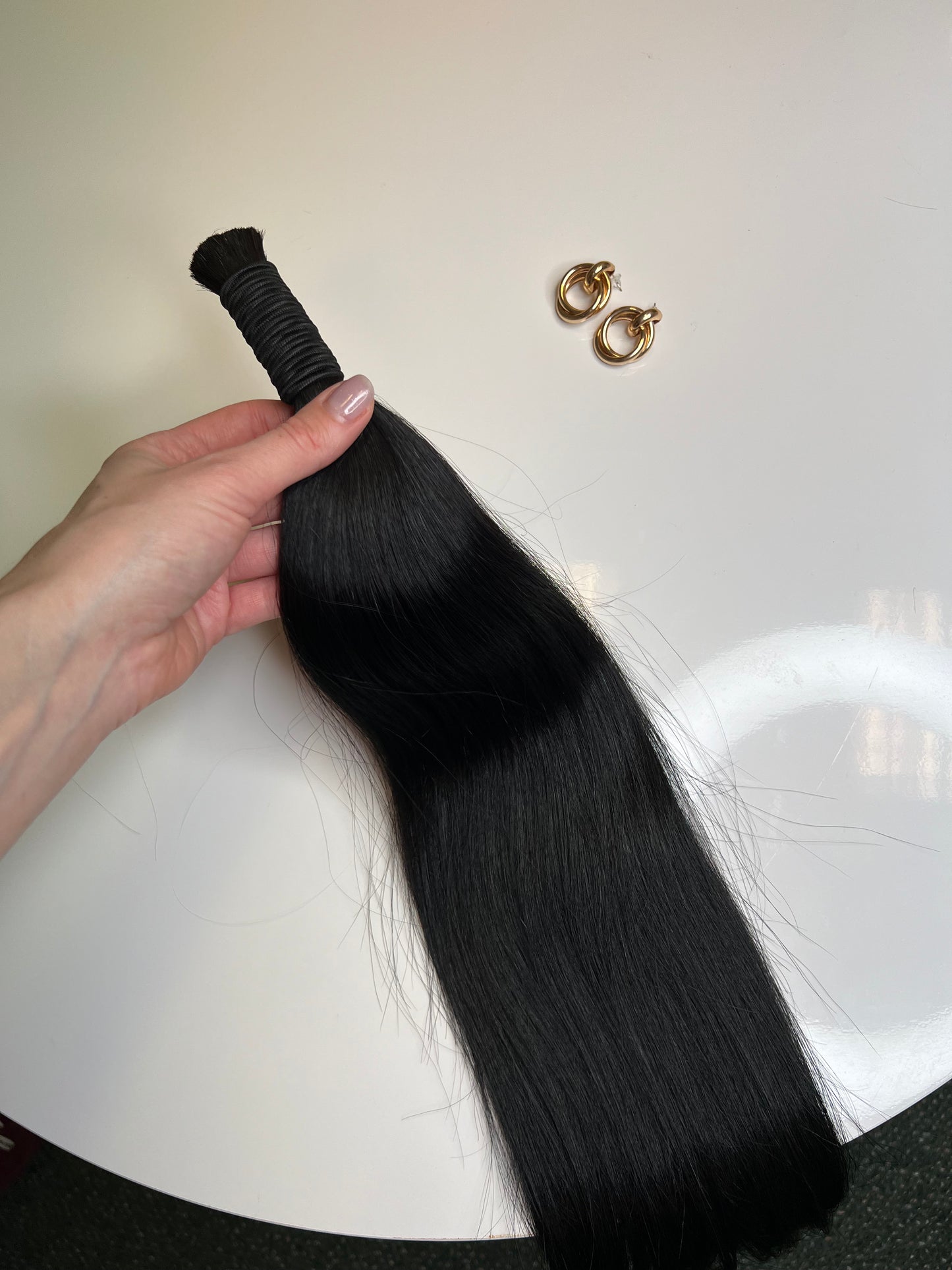 Raw Slavic Hair for Extensions 56cm 99g Cut from One Head