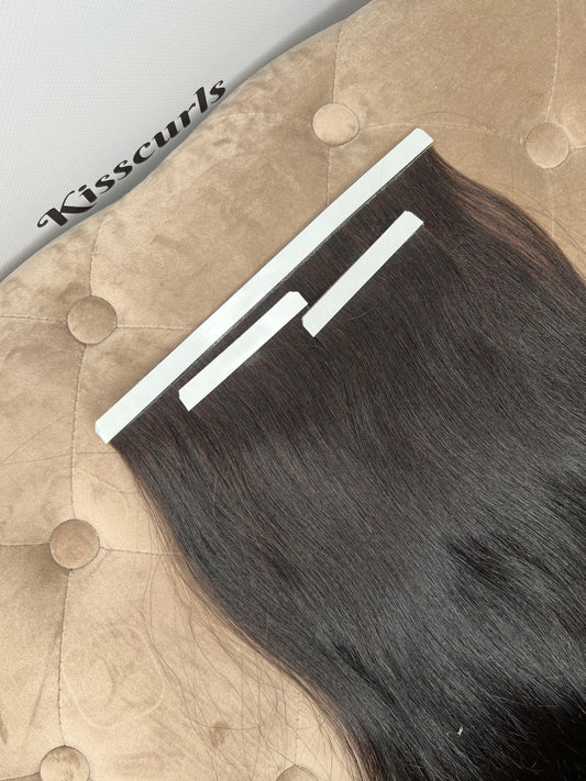 PU Tape Wefts 3 Wide Set 48cm 50g High Quality Slavic Human Hair Cut from One Head