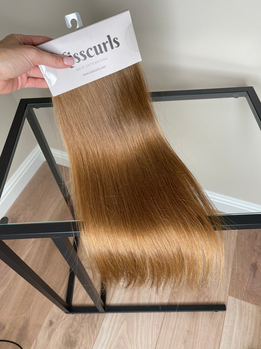 Light brown Natural Hair Extensions - Slavic hair, 50cm 104g